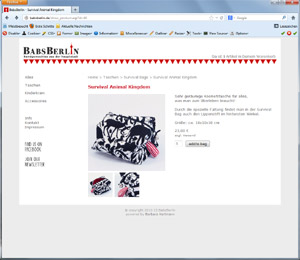 screenshot of www.BabsBerlin.de