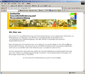 screenshot of www.igp-hannover.de