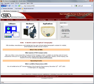 screenshot of www.nirx.net