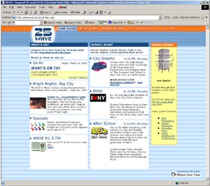 screenshot of www.wnye.org